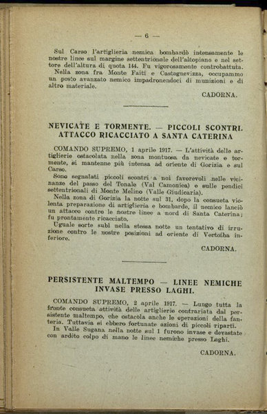 Il diario della nostra guerra : bollettini ufficiali dell'esercito e della marina